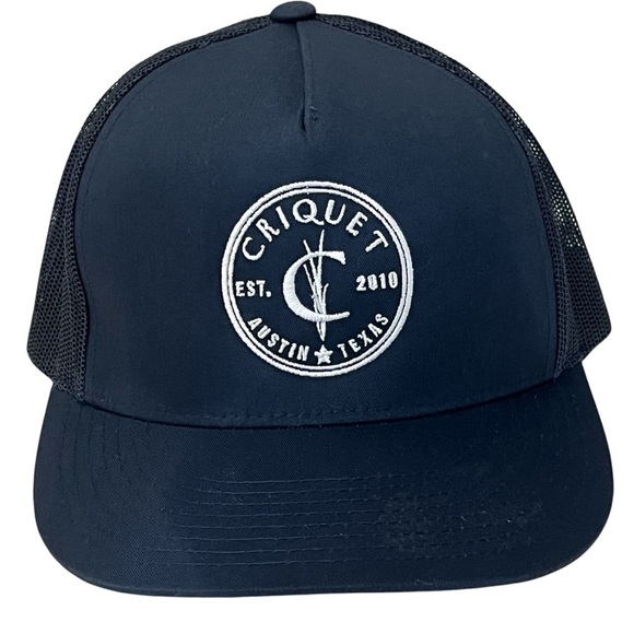 Criquet Shirts Navy Blue Trucker Hat - Picture 1 of 15